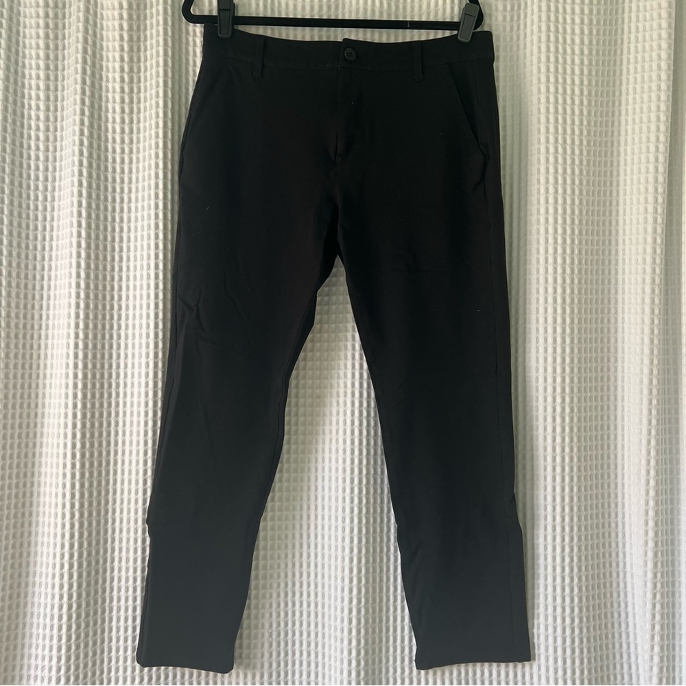 Men's Paige Black Dress Pants - Classic Straight Fit